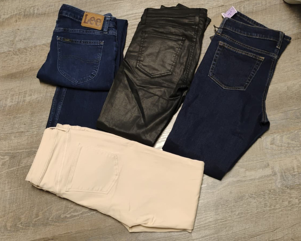 Lot Of 4 Joes, Lee, universal thread multi Jeans 7/27 Slim Fit Mid Rise Stretch